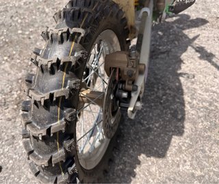 Kawasaki KX 65 Motocross Verde/Rosa hecha entera