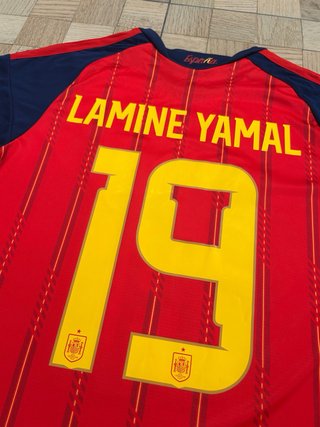 Camiseta España Lamine Yamal 19 Adidas T