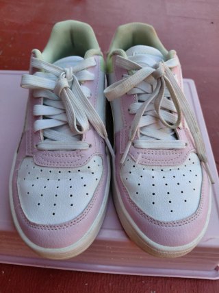 Zapatillas Puma Niña Rosa y Blanco
