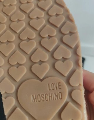 Espadrillas Love Moschino Rosa con Catena Cuore