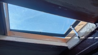 Ventana de techo nueva
