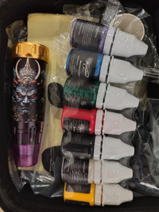 Kit Máquina Tatuaje inalámbrica needle be