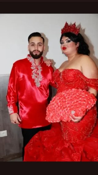 Vestido de Novia Gitana Rojo