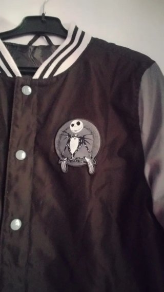 Chaqueta estilo bomber Jack Skellington