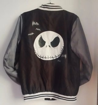 Chaqueta estilo bomber Jack Skellington