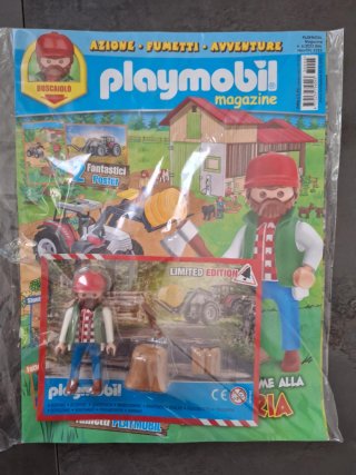 Playmobil Boscaiolo edizione limitata + magazine