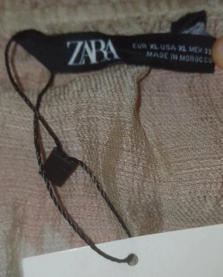 Blusa ZARA Beige Talla Única
