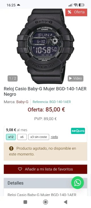 Reloj CASIO