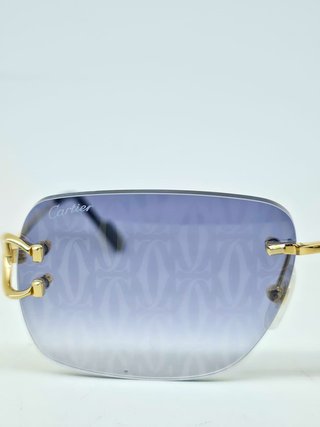 Cartier Piccadilly Logo Lens Gold CT0330S Occhiali