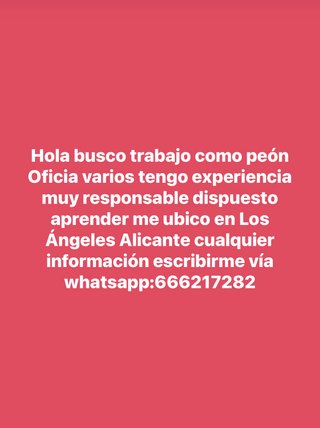 Ayudante de albañil/mudanzas/construcción servici
