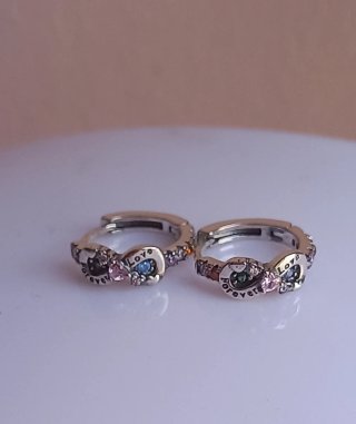 Orecchini Argento Love Forever