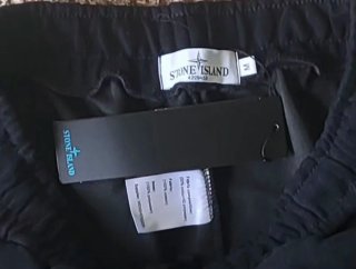 Stone Island Pantalón Corto Chandal Negro Hombre