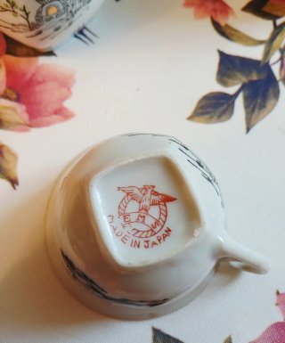Set Caffè Porcellana Oro e Bianco