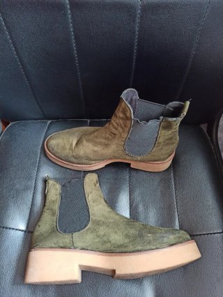 Botines Chelsea Verdes