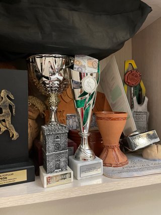 Lote 9 copas trofeos running