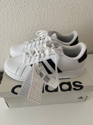 Zapatillas Adidas Grand Court 2.0 K Blancas