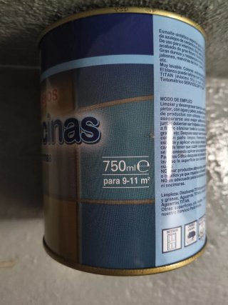 Esmalte Titan Baños y Cocina Blanco Satinado