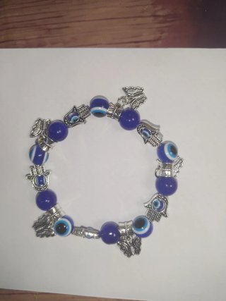 Pulsera Ojo Turco y Mano de Fátima
