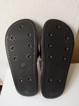 Chanclas Adidas Azul y Blanco