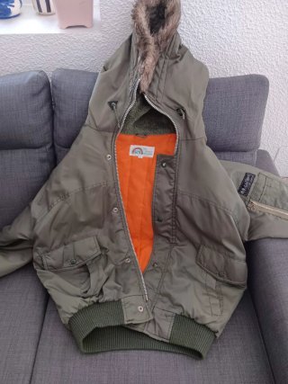 Cazadora verde talla L