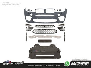 PARAGOLPES DELANTERO BMW X6 F16 LOOK X6M CON PDC/SRA