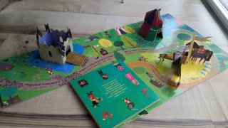 Libro juego pop up "La aventura del castillo"