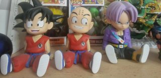 Figuras Dragon Ball (Goku, Krilin, Trunks)