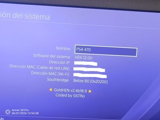 PS4 Pro 1TB  FIRMWARE 12.00