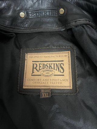 Chaqueta de cuero Redskins Talla XXL