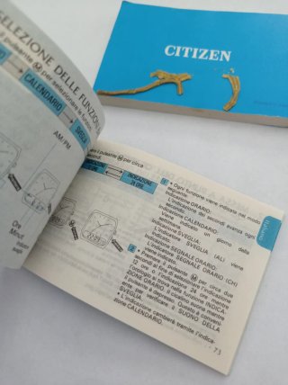 Libretti istruzioni Citizen ANA-DIGI
