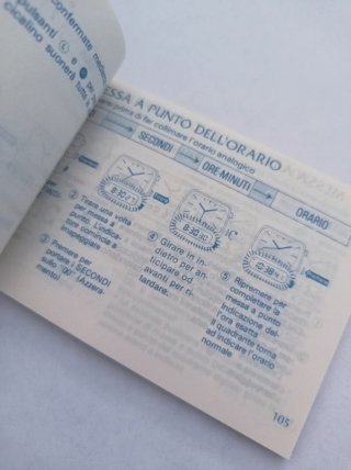 Libretti istruzioni Citizen ANA-DIGI