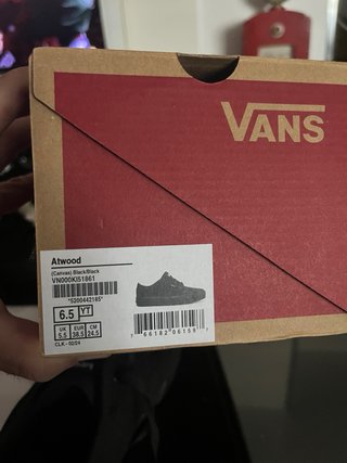Zapatillas Vans Atwood Negras Talla 38.5