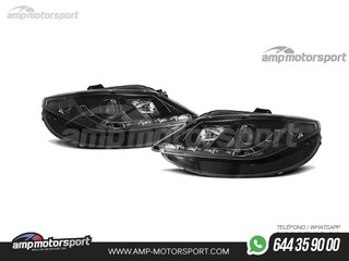 FAROS DELANTEROS LUZ DIURNA LED REAL DRL PARA SEAT IBIZA 6J