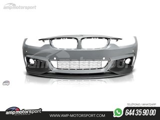 PARAGOLPES DELANTERO BMW SERIE 4 F32 LOOK M-PERFORMANCE CON PDC/SRA