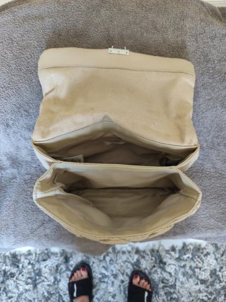 Bolso acolchado H&M beige