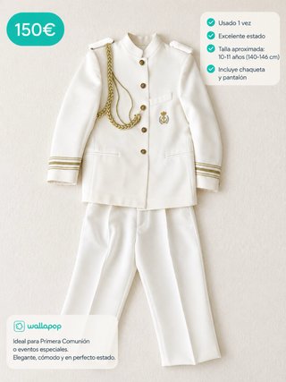 Traje Almirante Comunión Niño 10-11 años
