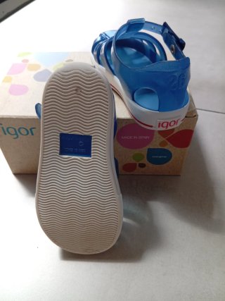 Sandalias Igor Azul Talla 26