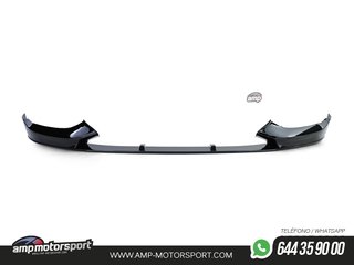 SPOILER DELANTERO PARA BMW SERIE 1 F20/21 2015-2018 NEGRO BRILLO