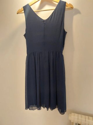 Vestido fiesta lentejuelas Even&Odd azul