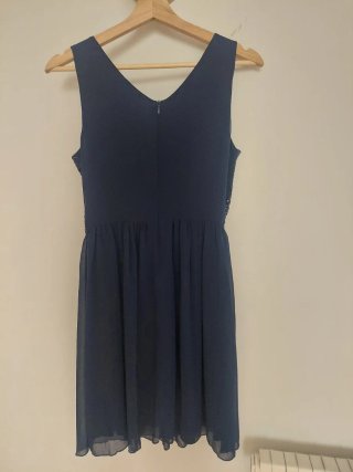 Vestido fiesta lentejuelas Even&Odd azul