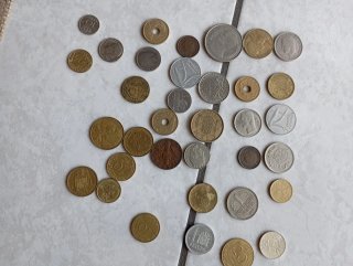 Lotto di monete da collezione