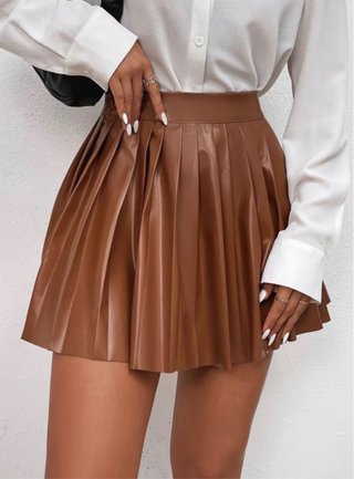 Vestido mini negro y marrón Talla s