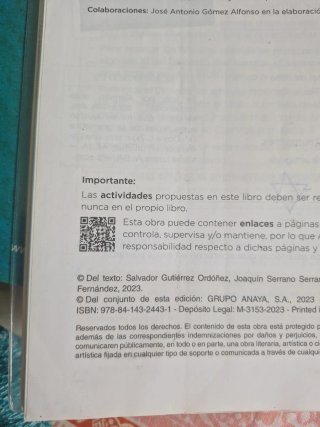 Lengua y Literatura, 4 ESO, Operación mundo