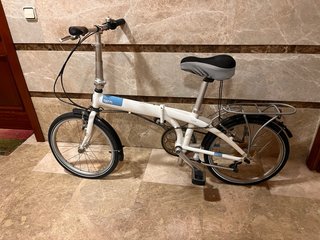 Bicicleta Plegable Tern Link C7 Blanca