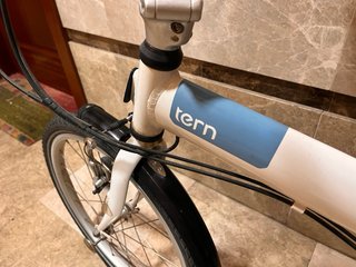 Bicicleta Plegable Tern Link C7 Blanca