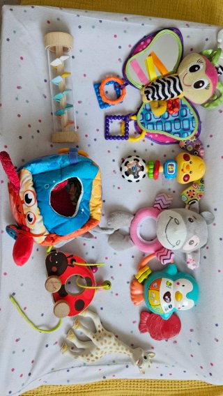 Lote Juguetes Bebé Sophie Girafa