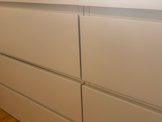 2 Cómodas MALM Ikea Blancas,3 cajones.Como NUEVAS