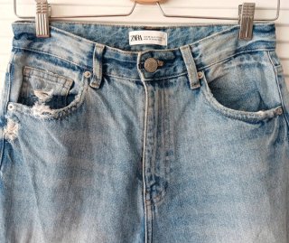Pantalones vaqueros Zara azules