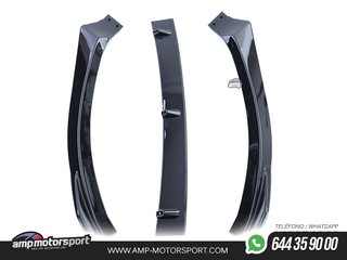 SPOILER DELANTERO PARA VOLKSWAGEN GOLF 6 2008-2012 NEGRO BRILLO