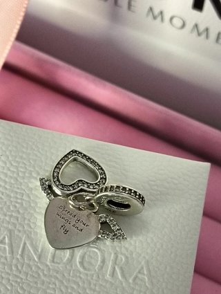 Pandora Charm Corazón Alas S925 ALE